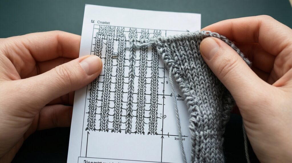 Вязание спицами для новичков: как читать схемы и не запутаться - иллюстрация