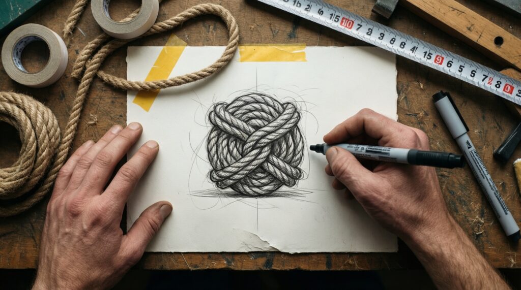 Макраме для новичков: базовые узлы и первые изделия - иллюстрация