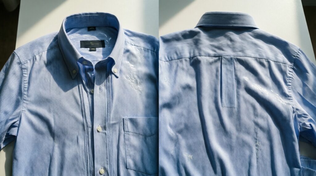 Апсайклинг одежды: переделка старой рубашки в трендовую вещь - иллюстрация