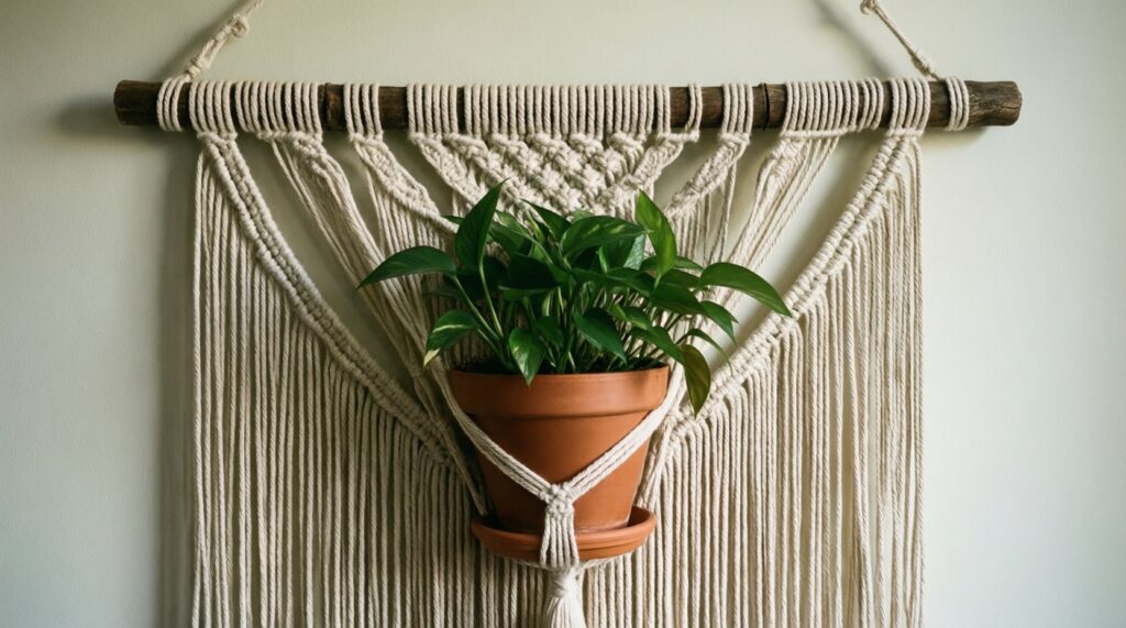 Макраме в интерьере: что можно сплести и куда повесить - иллюстрация
