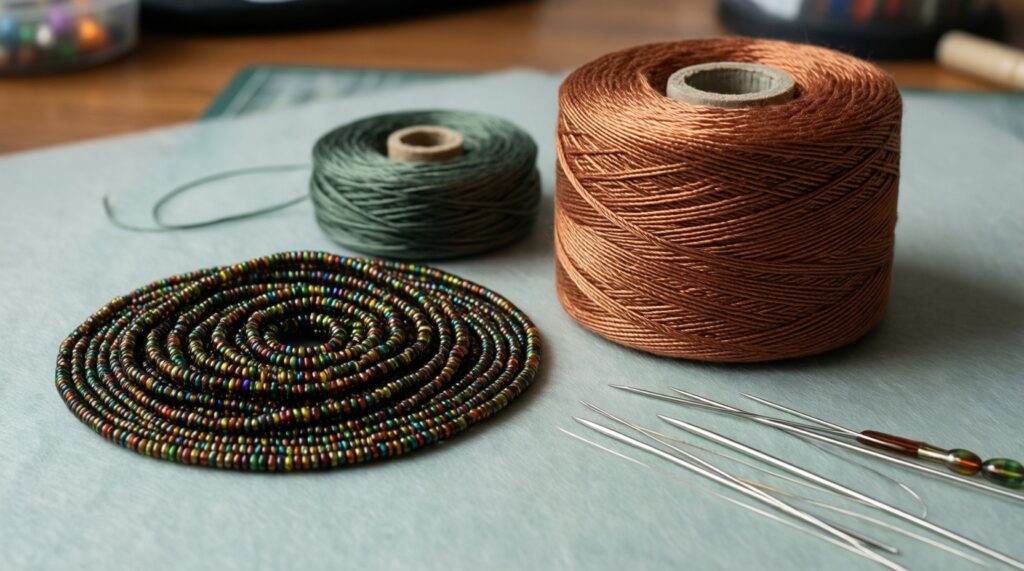 Украшения из бисера: трендовые схемы и сочетания цветов - иллюстрация