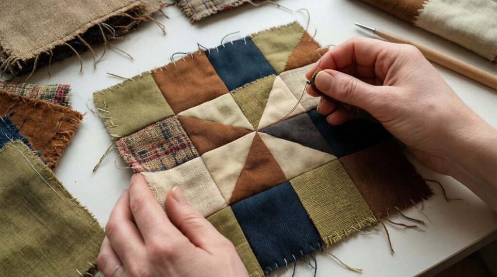 Пэчворк без стресса: как подобрать ткани и собрать первый блок - иллюстрация