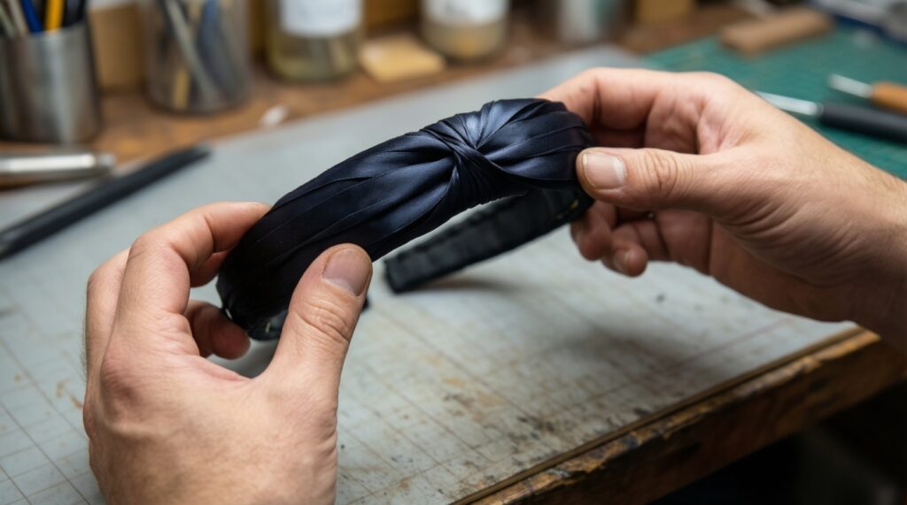 Резинки, ободки, заколки: аксессуары для волос своими руками из лент - иллюстрация