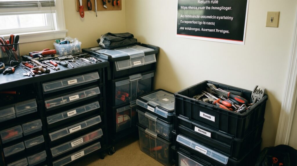 Как организовать рукодельный уголок: хранение материалов и порядок без лишних затрат - иллюстрация