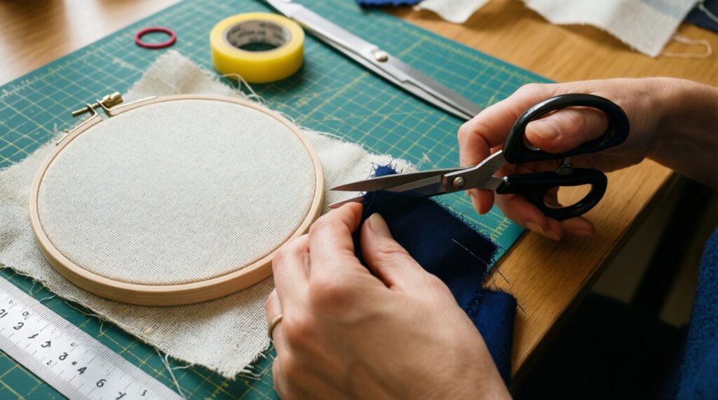 Вышивка для начинающих: простые швы и первый мини-проект - иллюстрация