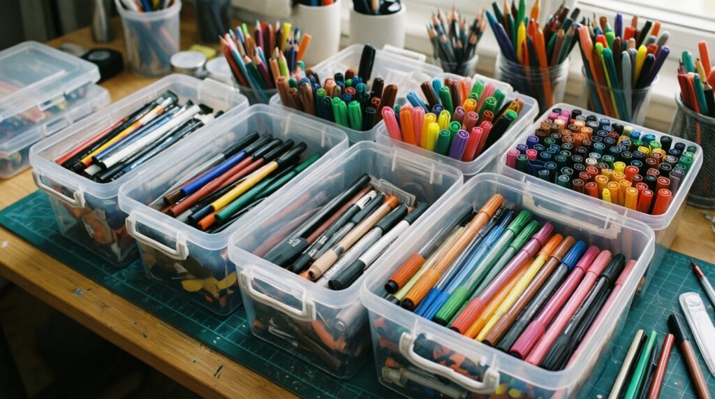 Организация рабочего места рукодельницы: хранение, свет, порядок - иллюстрация