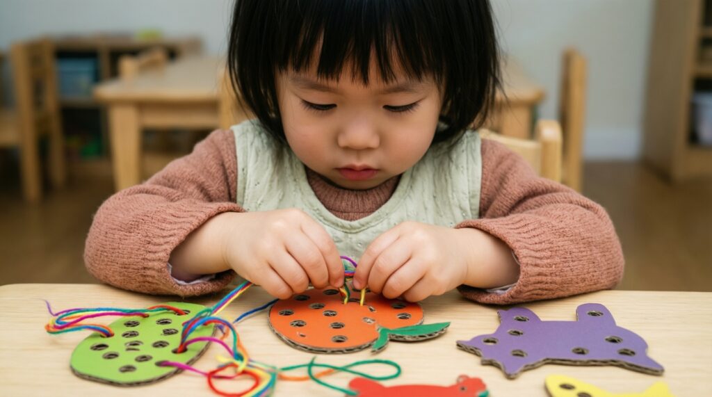 Рукодельные проекты для детей: безопасные материалы и идеи по возрастам - иллюстрация