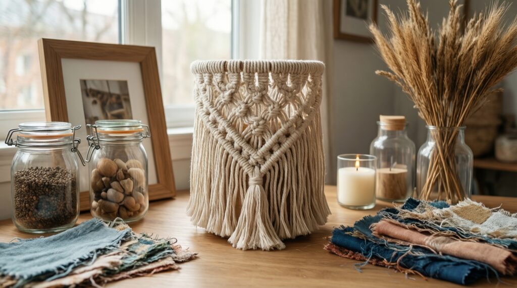 Идеи для уютного декора дома своими руками из подручных материалов - иллюстрация